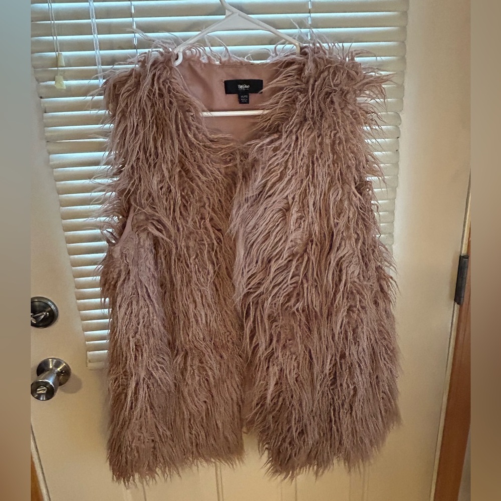Women’s vest, dusty rose, xxl